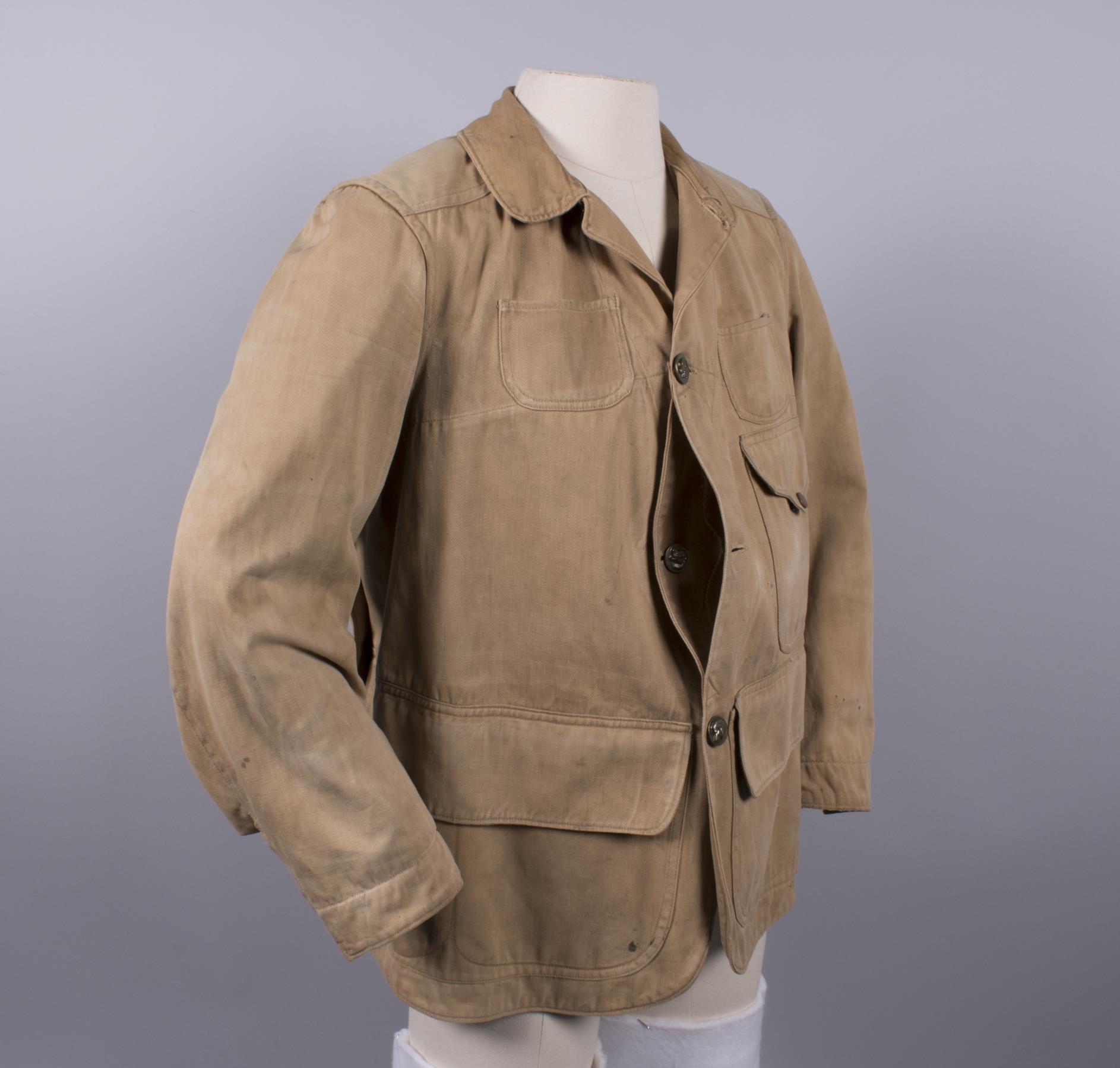 Image of Hunting jacket made by C. C. Filson, ca. 1922